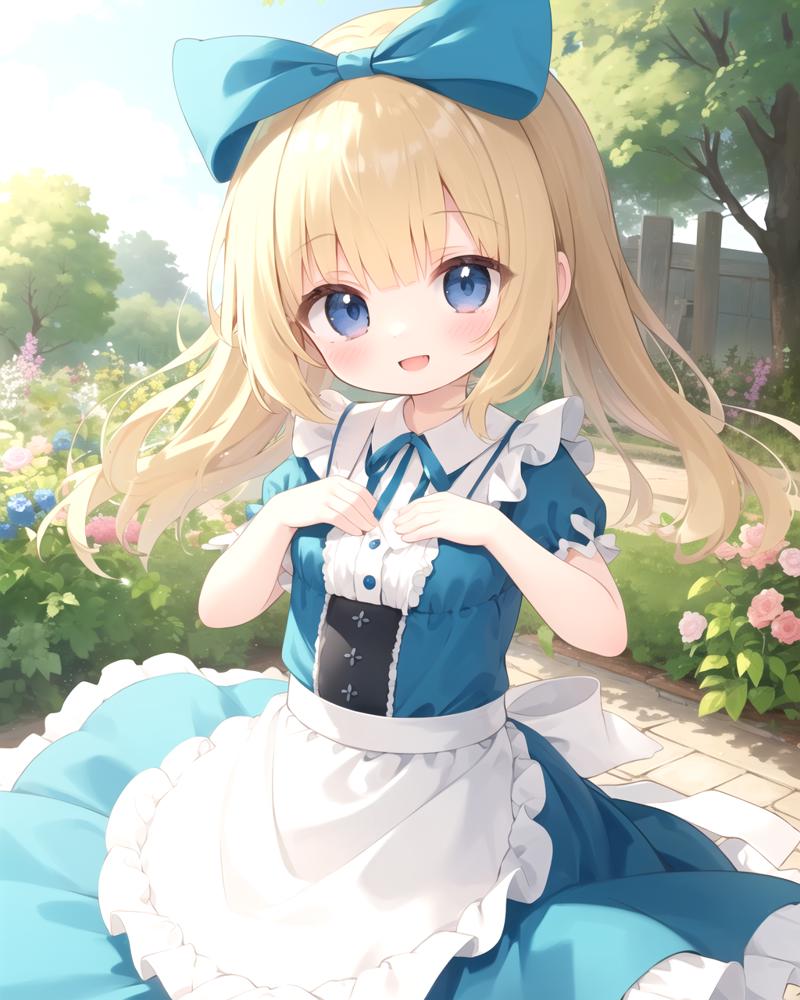 01198-673181742-(masterpiece) (best quality) extremely detailed CG unity 8k wallpaper, cute 1girl, dark blue dress, white apron, apron dress, Fl.png